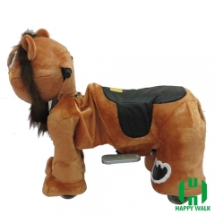 Lion the King Electric Walking Animal Ride for Kids Plush Animal Ride On Toy for Playground