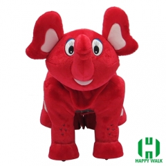 Elephant Wild Animal Electric Walking Animal Ride for Kids Plush Animal Ride On Toy for Playground