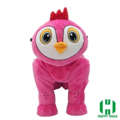 Little Chicken Electric Walking Animal Ride for Kids Plush Animal Ride On Toy for Playground