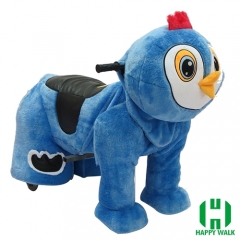 Little Chicken Electric Walking Animal Ride for Kids Plush Animal Ride On Toy for Playground