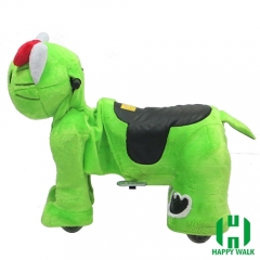 Kitty Cat Electric Walking Animal Ride for Kids Plush Animal Ride On Toy for Playground