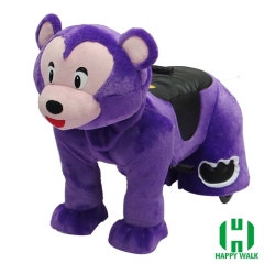 Little Monkey Electric Walking Animal Ride for Kids Plush Animal Ride On Toy for Playground