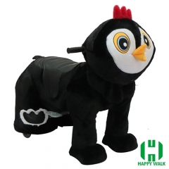 Little Chicken Electric Walking Animal Ride for Kids Plush Animal Ride On Toy for Playground