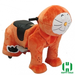 Doraemon Wild Animal Electric Walking Animal Ride for Kids Plush Animal Ride On Toy for Playground