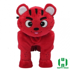 Star Cat Wild Animal Electric Walking Animal Ride for Kids Plush Animal Ride On Toy for Playground