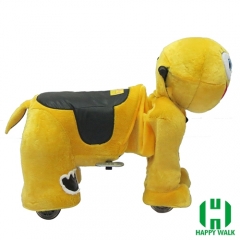 Sponge Bob Wild Animal Electric Walking Animal Ride for Kids Plush Animal Ride On Toy for Playground