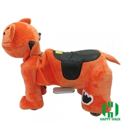 Star Cat Wild Animal Electric Walking Animal Ride for Kids Plush Animal Ride On Toy for Playground