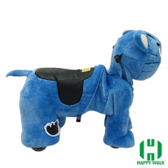 Star Cat Wild Animal Electric Walking Animal Ride for Kids Plush Animal Ride On Toy for Playground