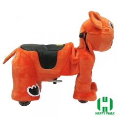 Bad Piggie Wild Animal Electric Walking Animal Ride for Kids Plush Animal Ride On Toy for Playground