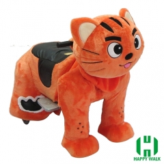 Star Cat Wild Animal Electric Walking Animal Ride for Kids Plush Animal Ride On Toy for Playground