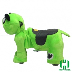 Big Black Bear Wild Animal Electric Walking Animal Ride for Kids Plush Animal Ride On Toy for Playground