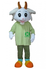Goat　Farm Animal Character Custom Adult Walking Fur Human Animal Party Plush Movie Character Cartoon Mascot Costume for Adult