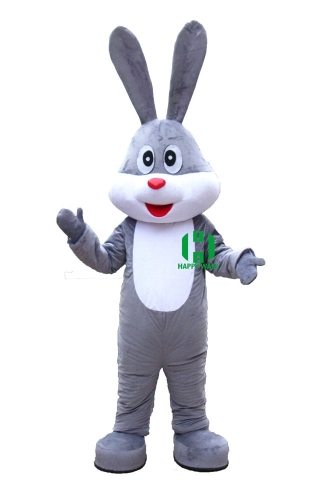 Rabbit Bunny Character cosplay Custom Adult Walking Fur Human Animal Party Plush Movie Character Cartoon Mascot Costume for Adult