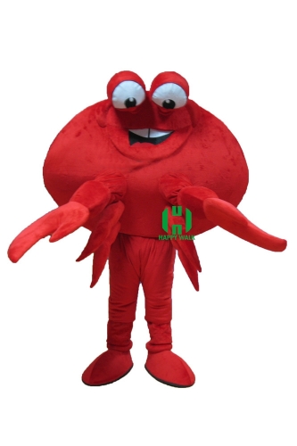 Crab Character cosplay Custom Adult Walking Fur Human Animal Party Plush Movie Character Cartoon Mascot Costume for Adult Sh