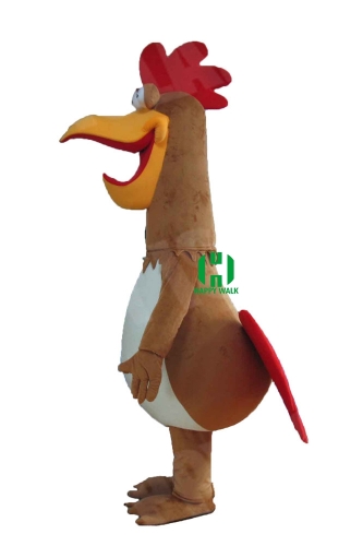 Cock Farm Animal Character Custom Adult Walking Fur Human Animal Party Plush Movie Character Cartoon Mascot Costume for Adult