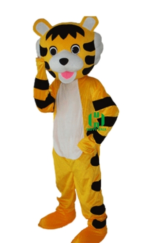 Tiger Wild Animal Character Custom Adult Walking Fur Human Animal Party Plush Movie Character Cartoon Mascot Costume for Adult