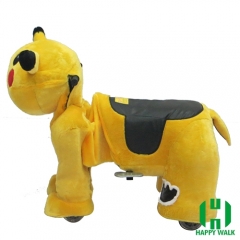 Pikachu Animal Electric Walking Animal Ride for Kids Plush Animal Ride On Toy for Playground