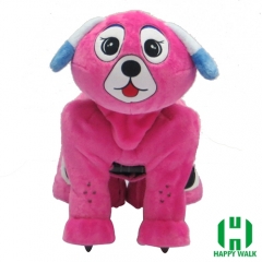 Dearest Dog Animal Electric Walking Animal Ride for Kids Plush Animal Ride On Toy for Playground