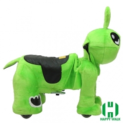 Qizai Animal Electric Walking Animal Ride for Kids Plush Animal Ride On Toy for Playground