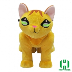 Fox Wild Animal Electric Walking Animal Ride for Kids Plush Animal Ride On Toy for Playground