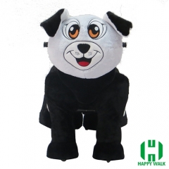 Pekingese Dog Animal Electric Walking Animal Ride for Kids Plush Animal Ride On Toy for Playground