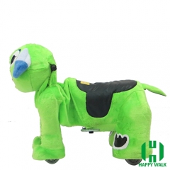 Dearest Dog Animal Electric Walking Animal Ride for Kids Plush Animal Ride On Toy for Playground