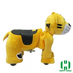 The King Tiger Animal Electric Walking Animal Ride for Kids Plush Animal Ride On Toy for Playground