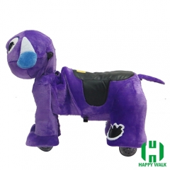 Dearest Dog Animal Electric Walking Animal Ride for Kids Plush Animal Ride On Toy for Playground