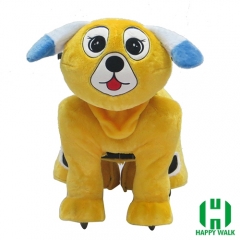 Dearest Dog Animal Electric Walking Animal Ride for Kids Plush Animal Ride On Toy for Playground