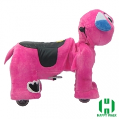 Dearest Dog Animal Electric Walking Animal Ride for Kids Plush Animal Ride On Toy for Playground