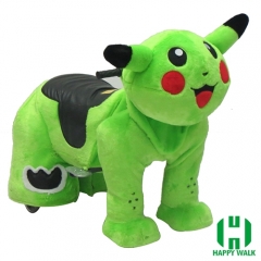 Pikachu Animal Electric Walking Animal Ride for Kids Plush Animal Ride On Toy for Playground