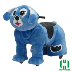 Dearest Dog Animal Electric Walking Animal Ride for Kids Plush Animal Ride On Toy for Playground