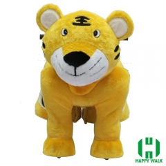 The King Tiger Animal Electric Walking Animal Ride for Kids Plush Animal Ride On Toy for Playground