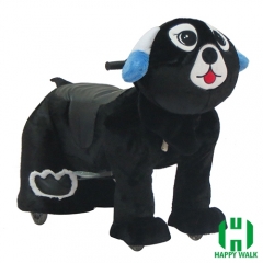 Dearest Dog Animal Electric Walking Animal Ride for Kids Plush Animal Ride On Toy for Playground