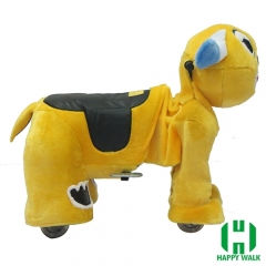 Dearest Dog Animal Electric Walking Animal Ride for Kids Plush Animal Ride On Toy for Playground