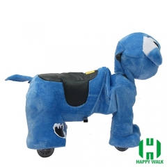 Dearest Dog Animal Electric Walking Animal Ride for Kids Plush Animal Ride On Toy for Playground