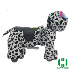 Dairy Cow Animal Electric Walking Animal Ride for Kids Plush Animal Ride On Toy for Playground