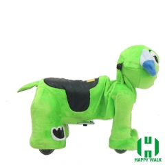 Dearest Dog Animal Electric Walking Animal Ride for Kids Plush Animal Ride On Toy for Playground