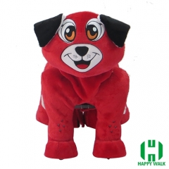 Pekingese Dog Animal Electric Walking Animal Ride for Kids Plush Animal Ride On Toy for Playground