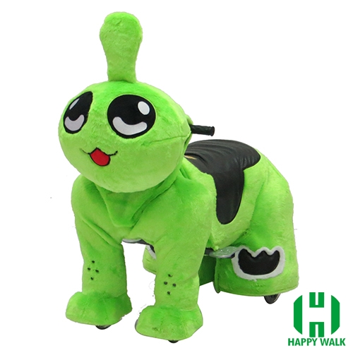 Qizai Animal Electric Walking Animal Ride for Kids Plush Animal Ride On Toy for Playground