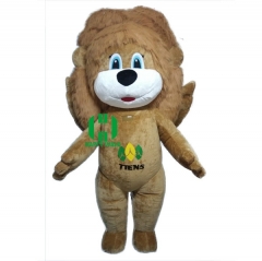 Lion Inflatable Plush Movie Character Cartoon Mascot Costume for Adult