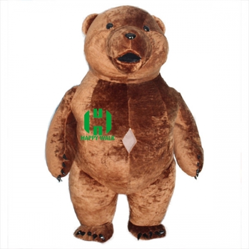 Bear Inflatable Plush Movie Character Cartoon Mascot Costume for Adult