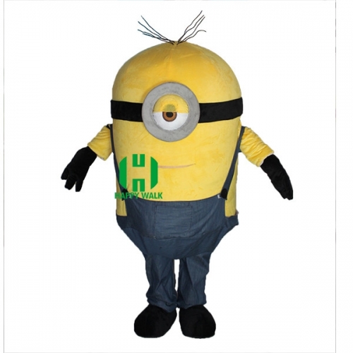 Minion Inflatable Plush Movie Character Cartoon Mascot Costume for Adult