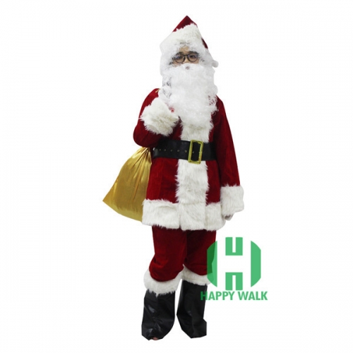 Christmas Santa Claus Mascot Costume for Adult