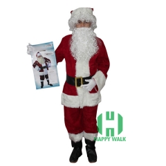 Christmas Santa Claus Mascot Costume for Adult