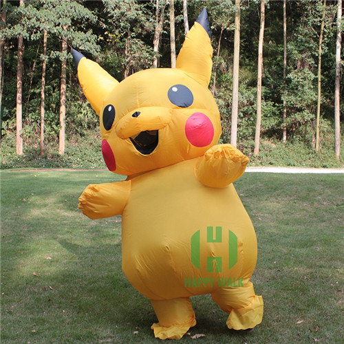 Pikachu Inflatable  Movie Character Cartoon Mascot Costume for Adult