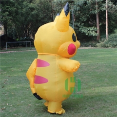 Pikachu Inflatable  Movie Character Cartoon Mascot Costume for Adult