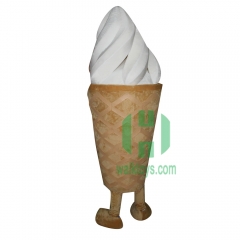 Ice Cream Character cosplay Custom Adult Walking Fur Human Animal Party Plush Movie Character Cartoon Mascot Costume for Adult Sh
