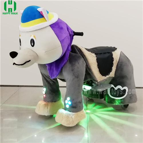 motorized plush animal scooters