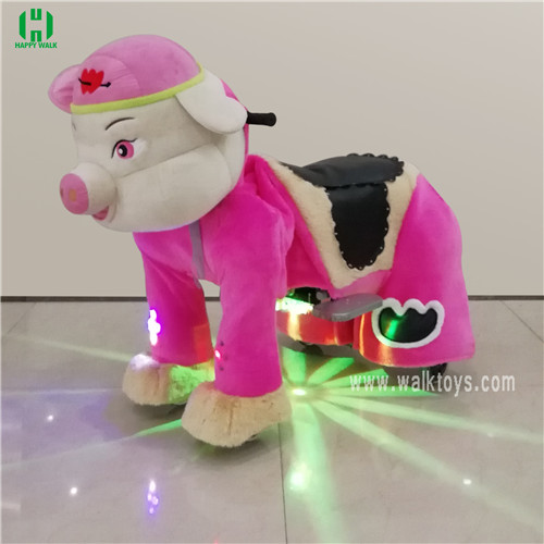 Pink Pig Horse Riding Animal Games